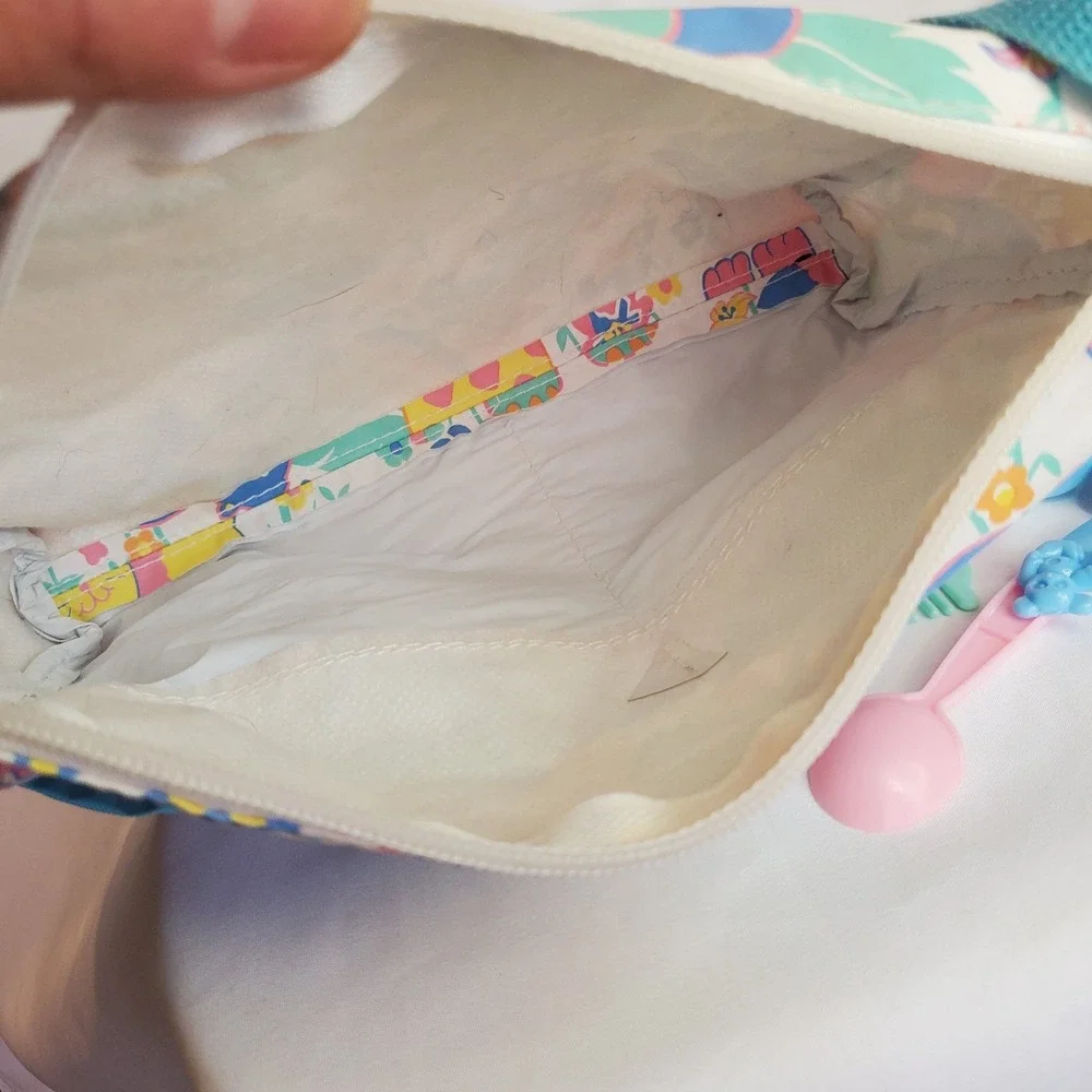 Vintage Diaper Bottle Baby Play Pastel Animals Jungle And Accessories Small 8 in